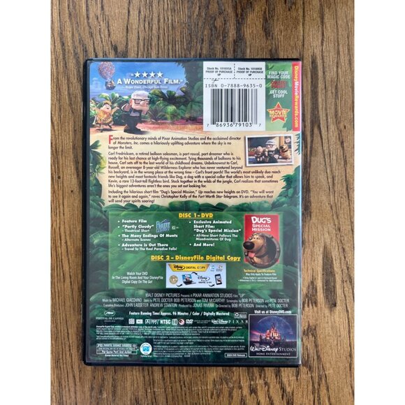 Up Deluxe DVD Digital Copy Disney Pixar Animated Adventure - Picture 2 of 5